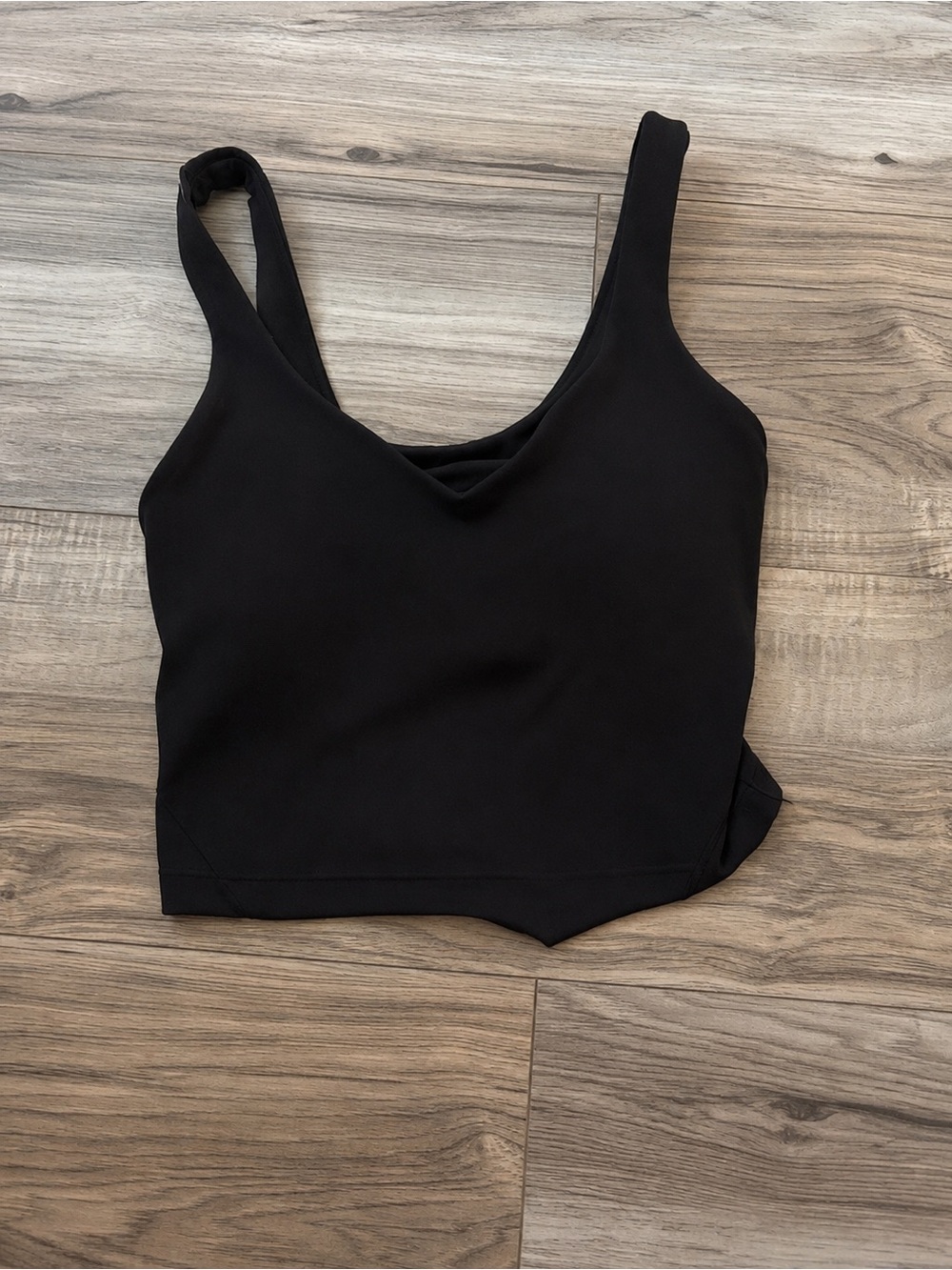 lululemon athletica Black Crop Top